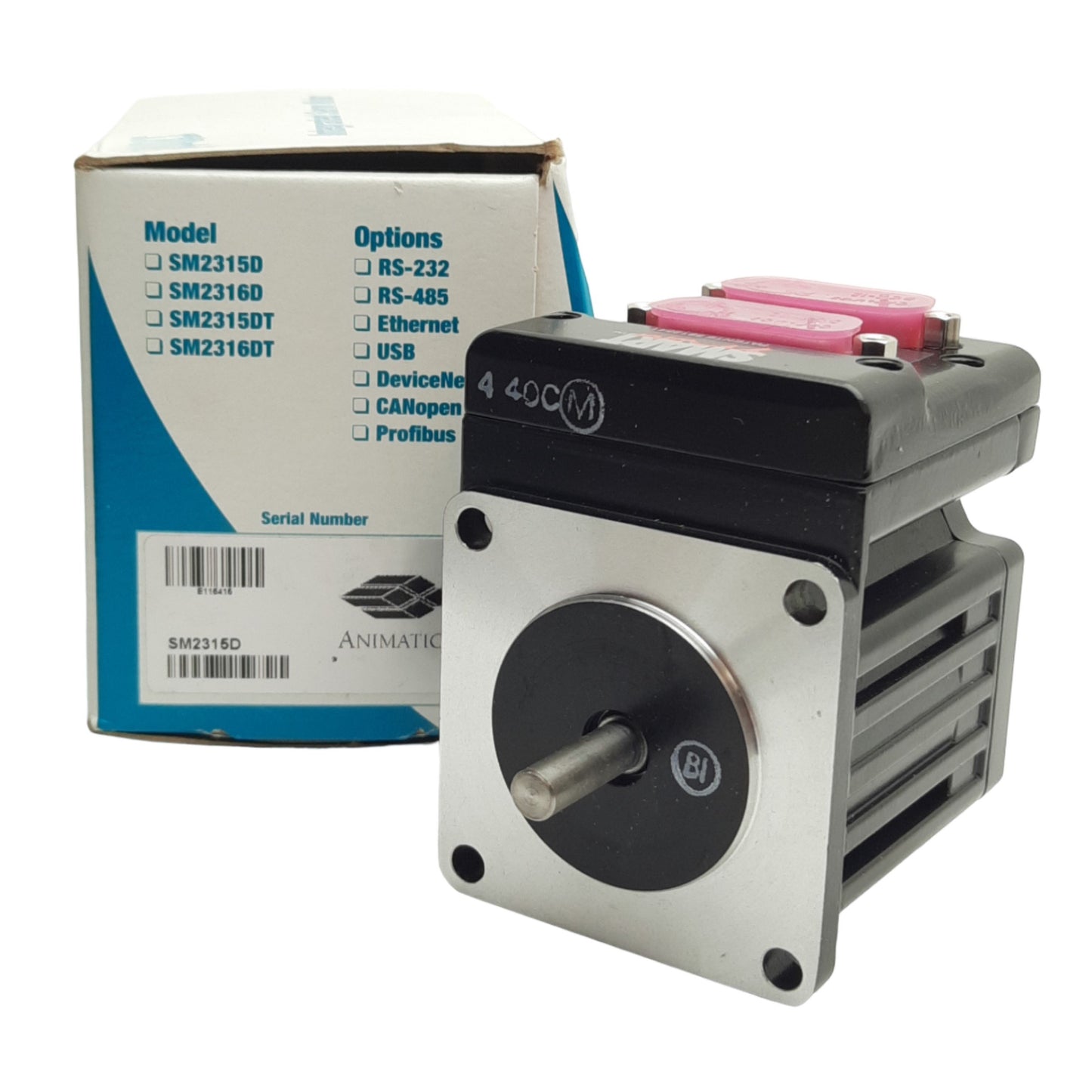 New Animatics SM2315D Servo Motor, 1.94in-lbs Cont. Torque, 10000RPM, 2000Count/Rev