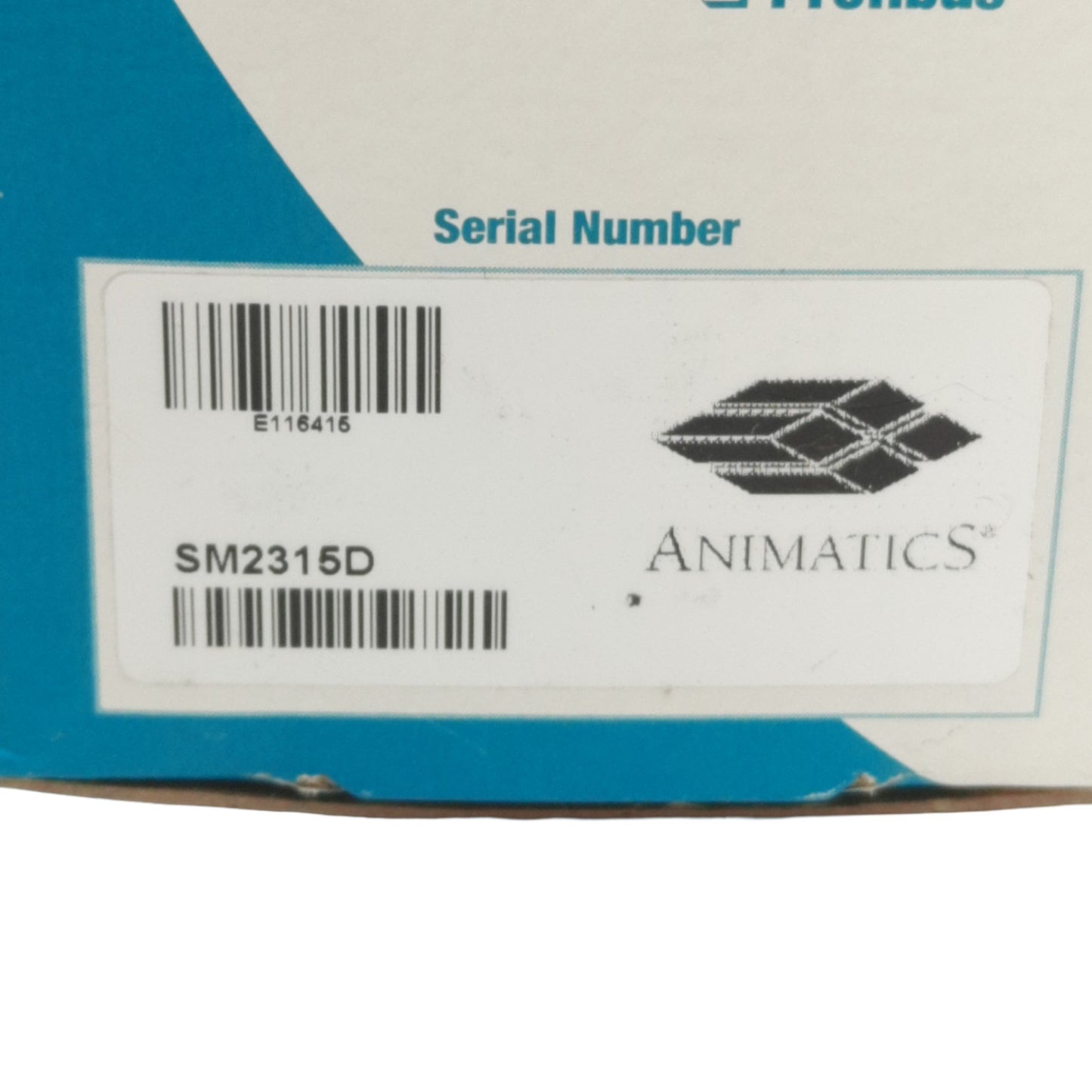New Animatics SM2315D Servo Motor, 1.94in-lbs Cont. Torque, 10000RPM, 2000Count/Rev