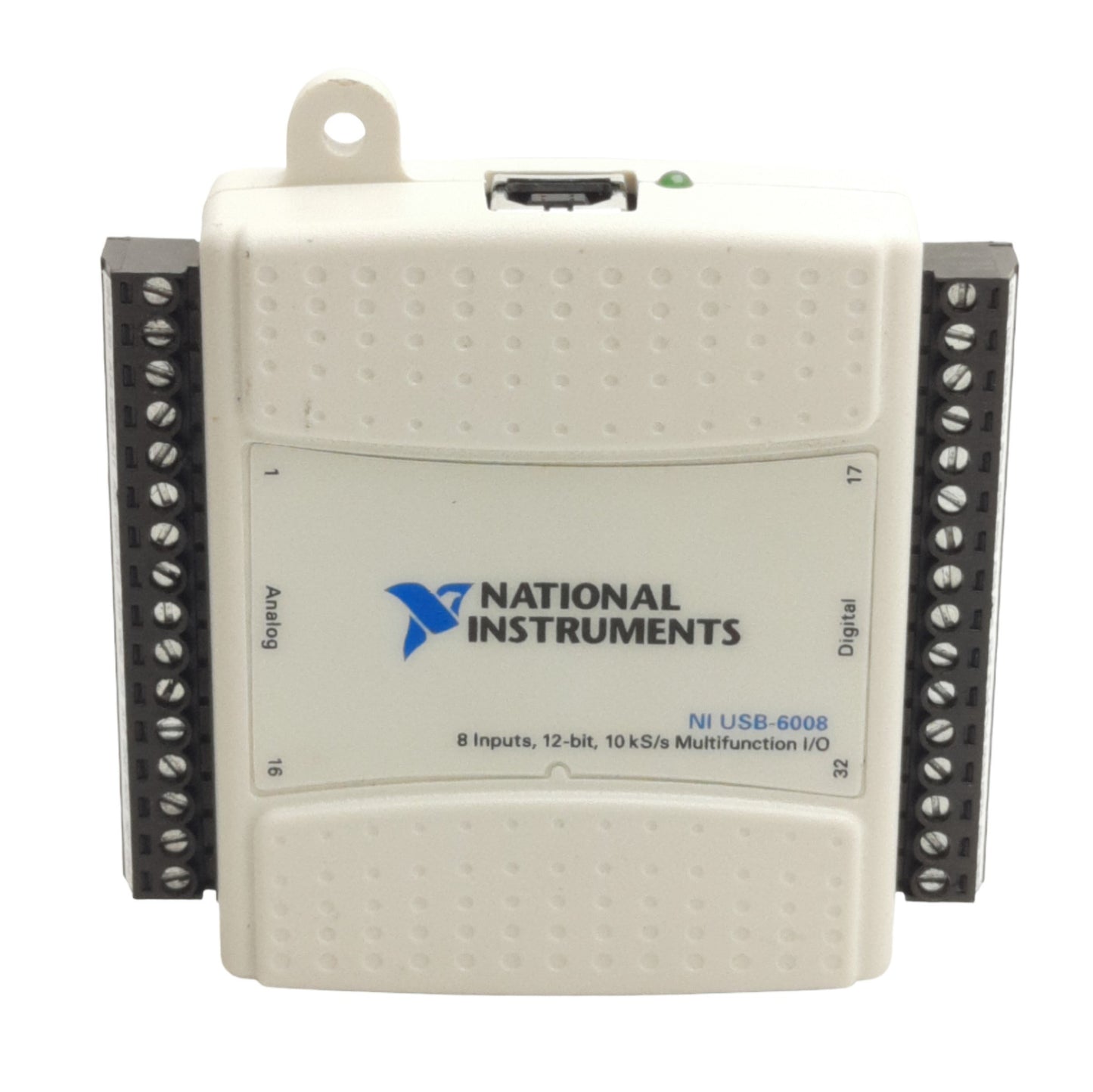 Used National Instruments 191039C-02 USB-6008 I/O DAQ Module, 8-Inputs, 12-bit
