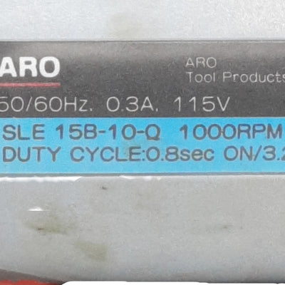 Used ARO SLE15B-10-Q Lever Start Electric Screwdriver 15in-lb Torque, 1000rpm