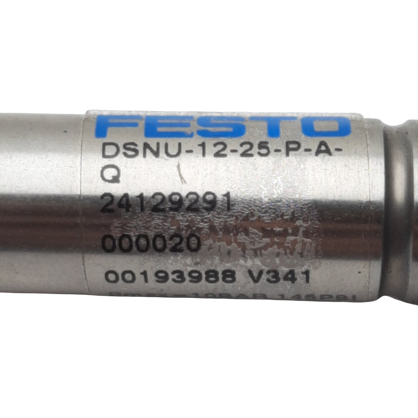 Used  Festo DNSU-12-25-P-A-Q Pneumatic Cylinder, ø12mm Bore, 25mm Stroke, M5, 10bar