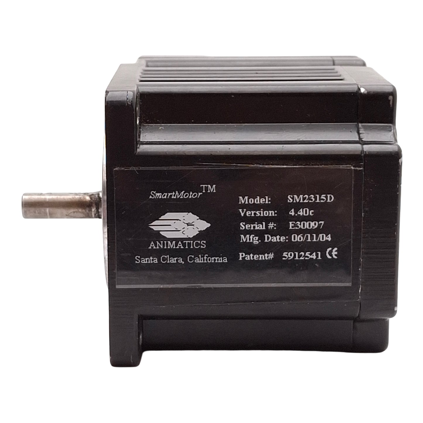 Used Moog Animatics SM2315D SmartMotor DC Servo Motor, 0.18HP, 1.75in-lb, NEMA 23