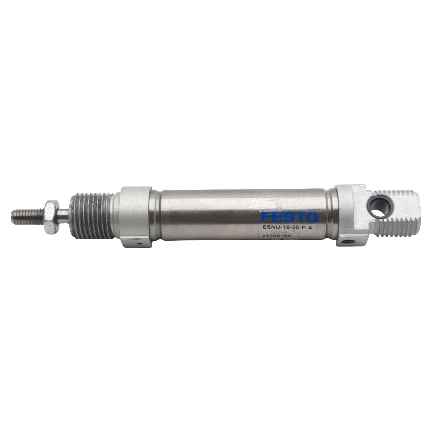 Used Festo ESNU-16-25-P-A Pneumatic Cylinder, ø16mm Bore, 25mm Stroke, M5, 10bar