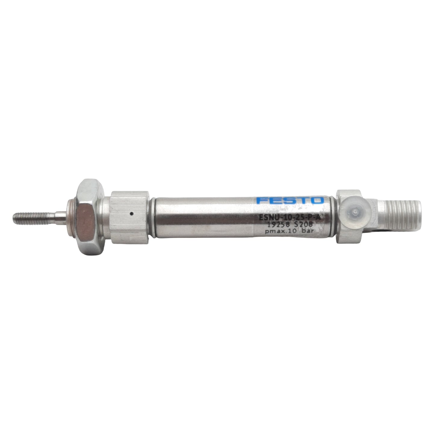 New Festo ESNU-10-25-P-A Pneumatic Cylinder, ø10mm Bore, 25mm Stroke, M5, 10bar