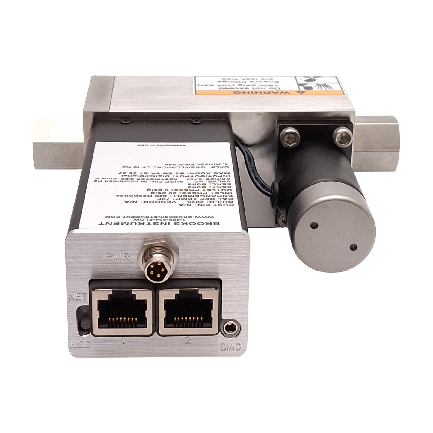 New Brooks SLA58517T1BC1A2A1 Mass Flow Meter, Air, 5SCFM, 50psig, Rc1/4, 13.5-24VDC