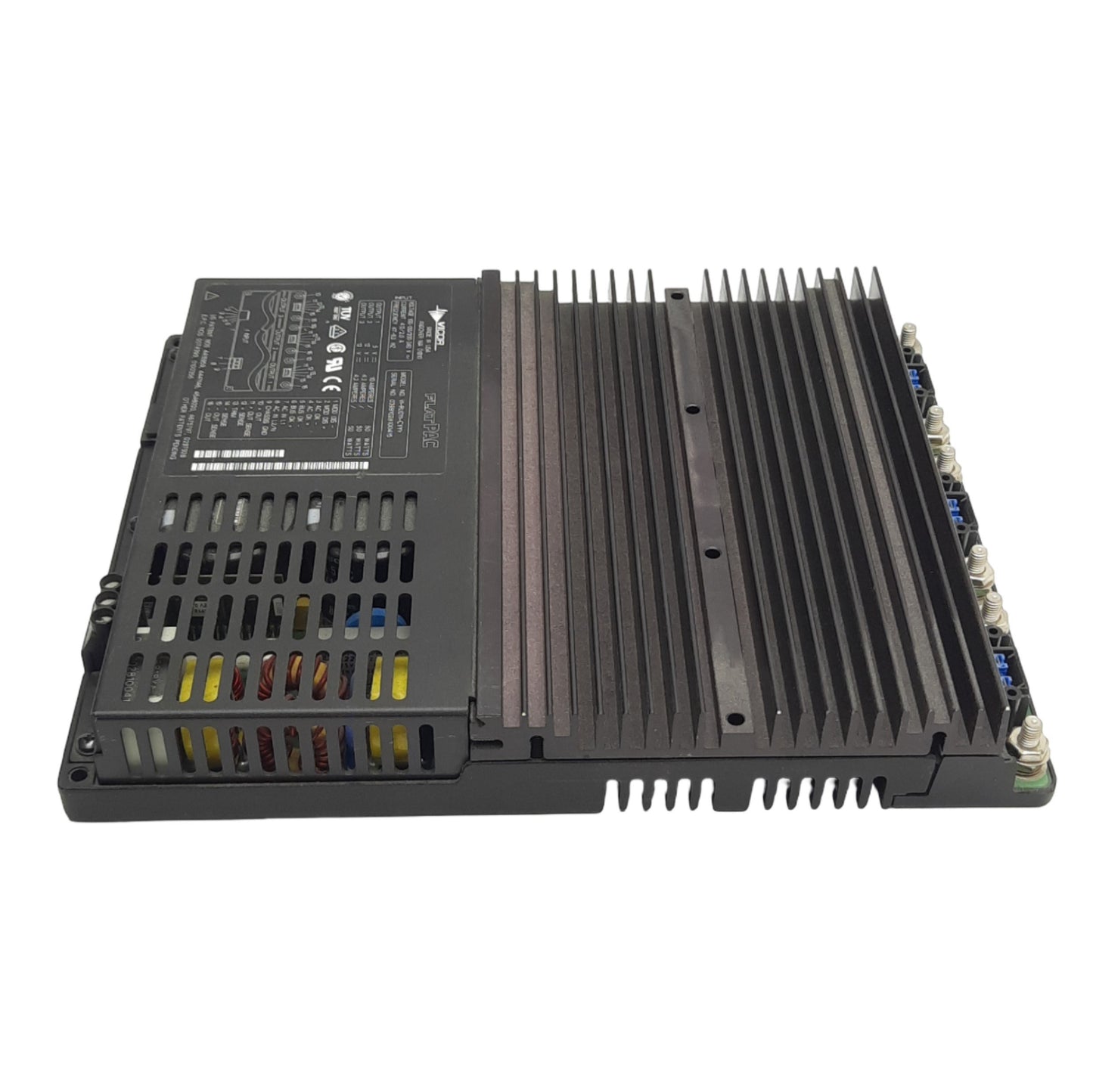 Used Vicor VI-RU011-CYYY FlatPac Power Supply, 3x Output 5VDC/12VDC/12VDC 50W