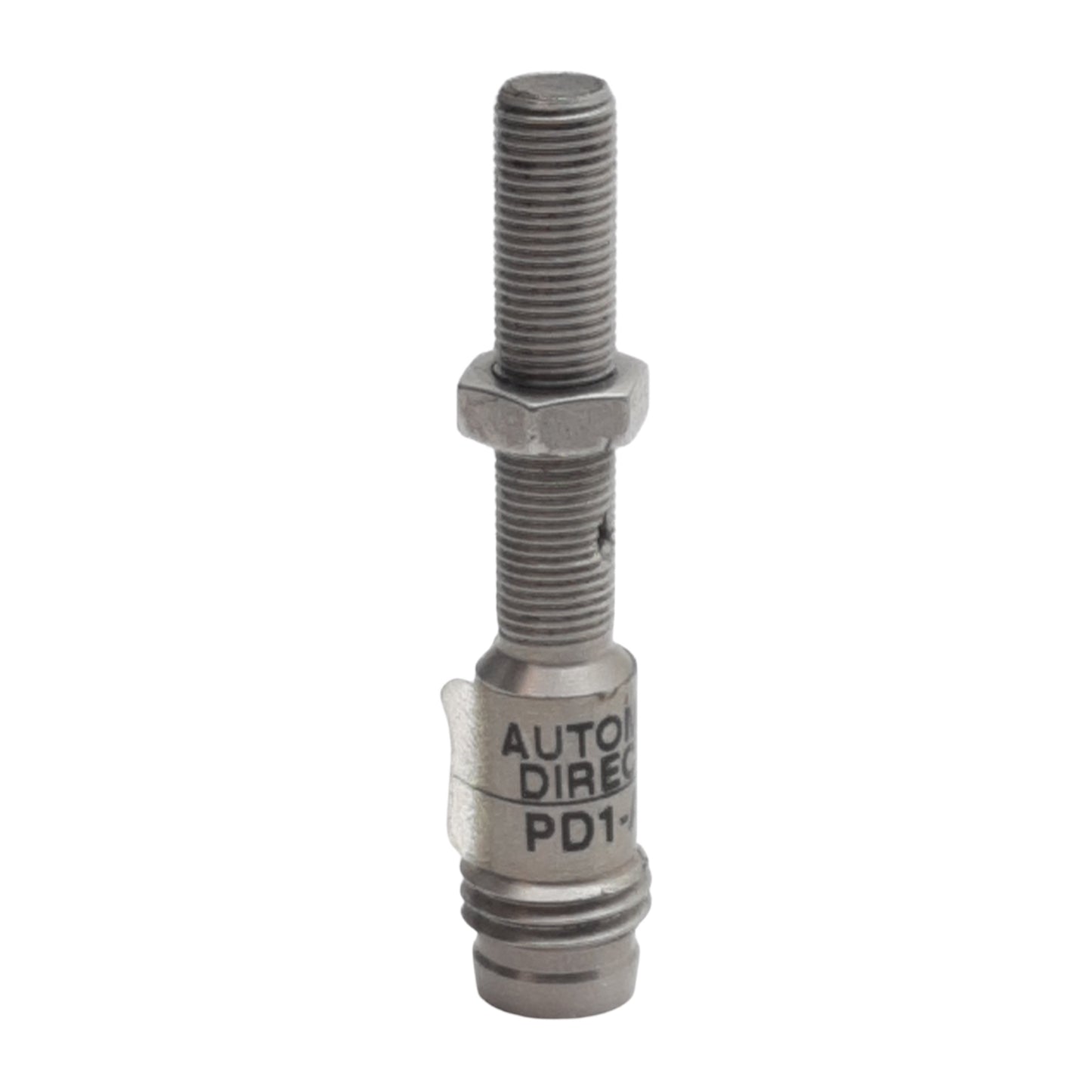 Used AutomationDirect PD1-AP-1F Proximity Sensor, PNP NO, 0.8mm Range, 30VDC, 3Pin M8