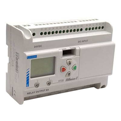 Used Crouzet 88950061 Millenium II XT20 Relay Module, 12 PNP Input, 8 Relay Output