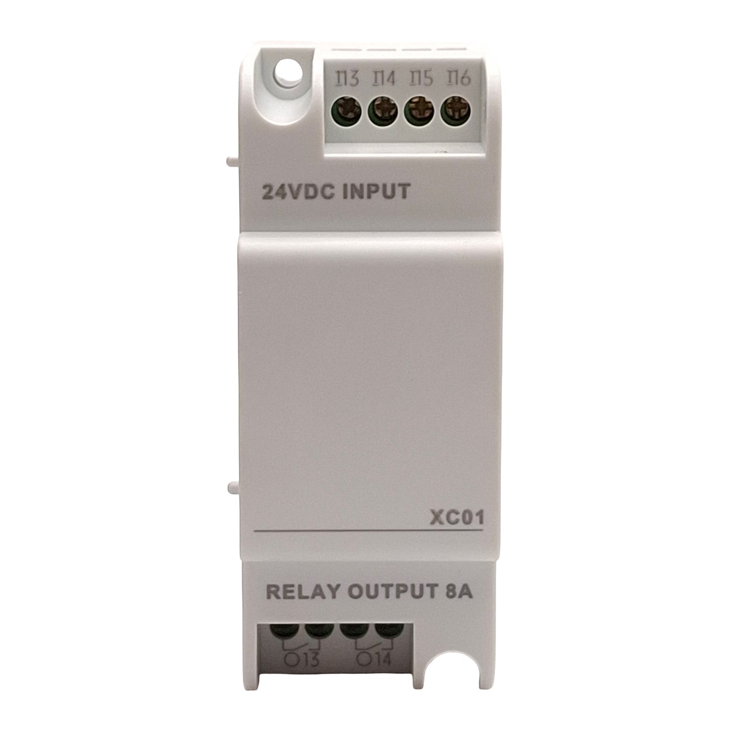 Used Crouzet 88950210 XC01 Relay Expansion Module, 4 PNP Inputs, 2 Relay Outputs