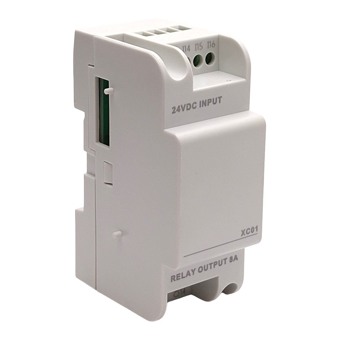 Used Crouzet 88950210 XC01 Relay Expansion Module, 4 PNP Inputs, 2 Relay Outputs