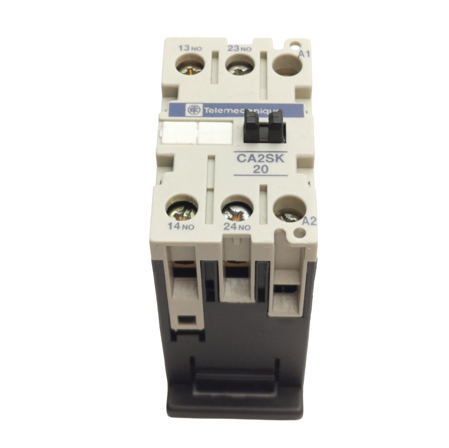 Used Telemecanique CA2SK20G7 Control Relay, 2NO 600V 10A Contact, 120VAC Coil