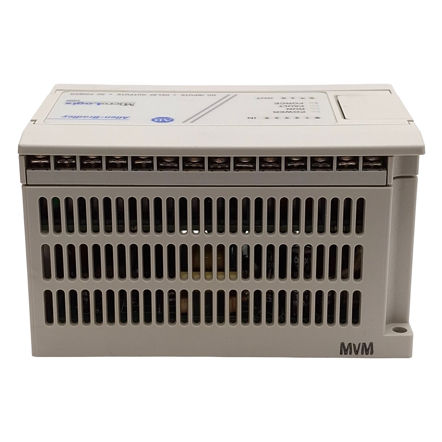 Used Allen Bradley 1761-L10BWA MicroLogix 1000 Controller, 6 DC Input, 4 Relay Output