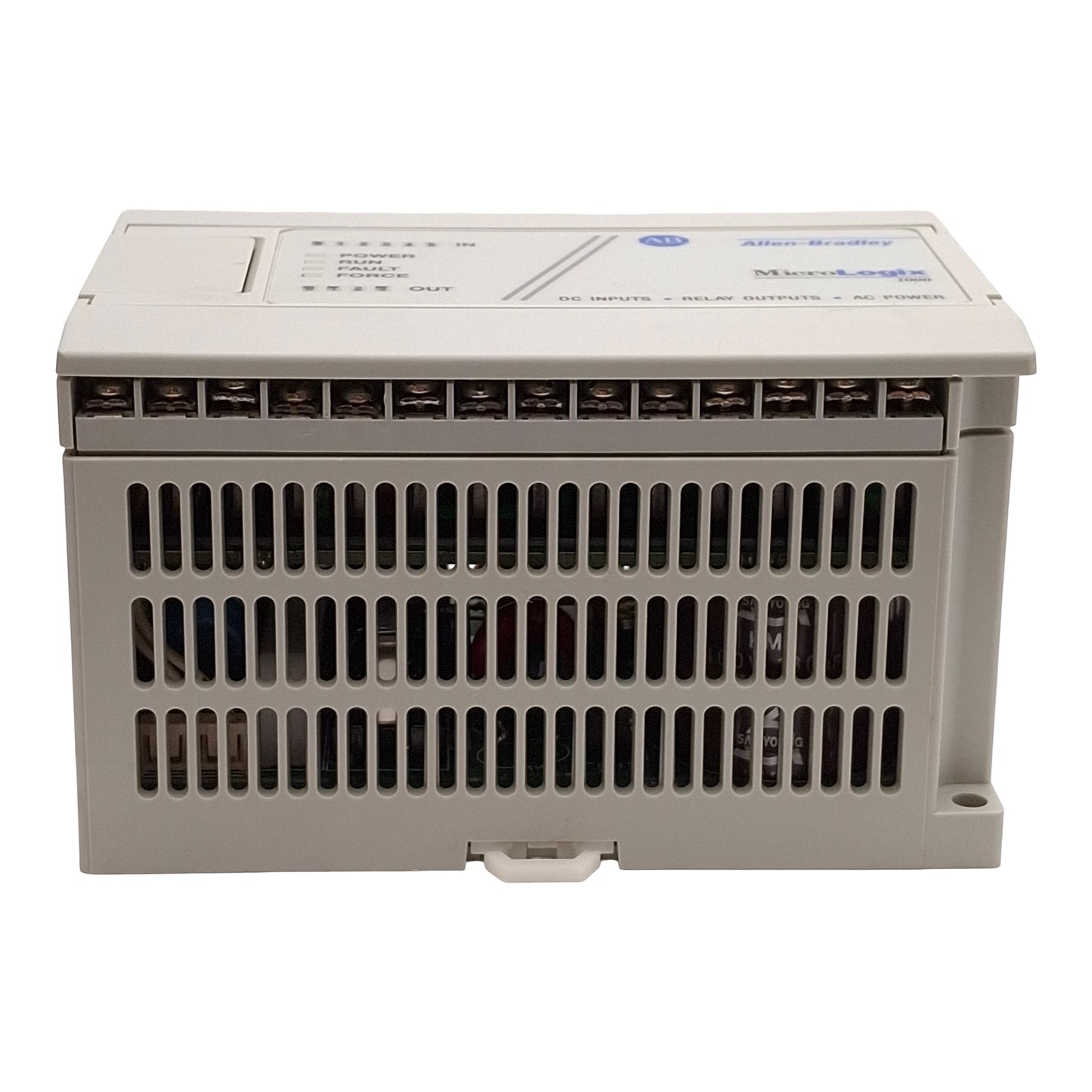 Used Allen Bradley 1761-L10BWA MicroLogix 1000 Controller, 6 DC Input, 4 Relay Output