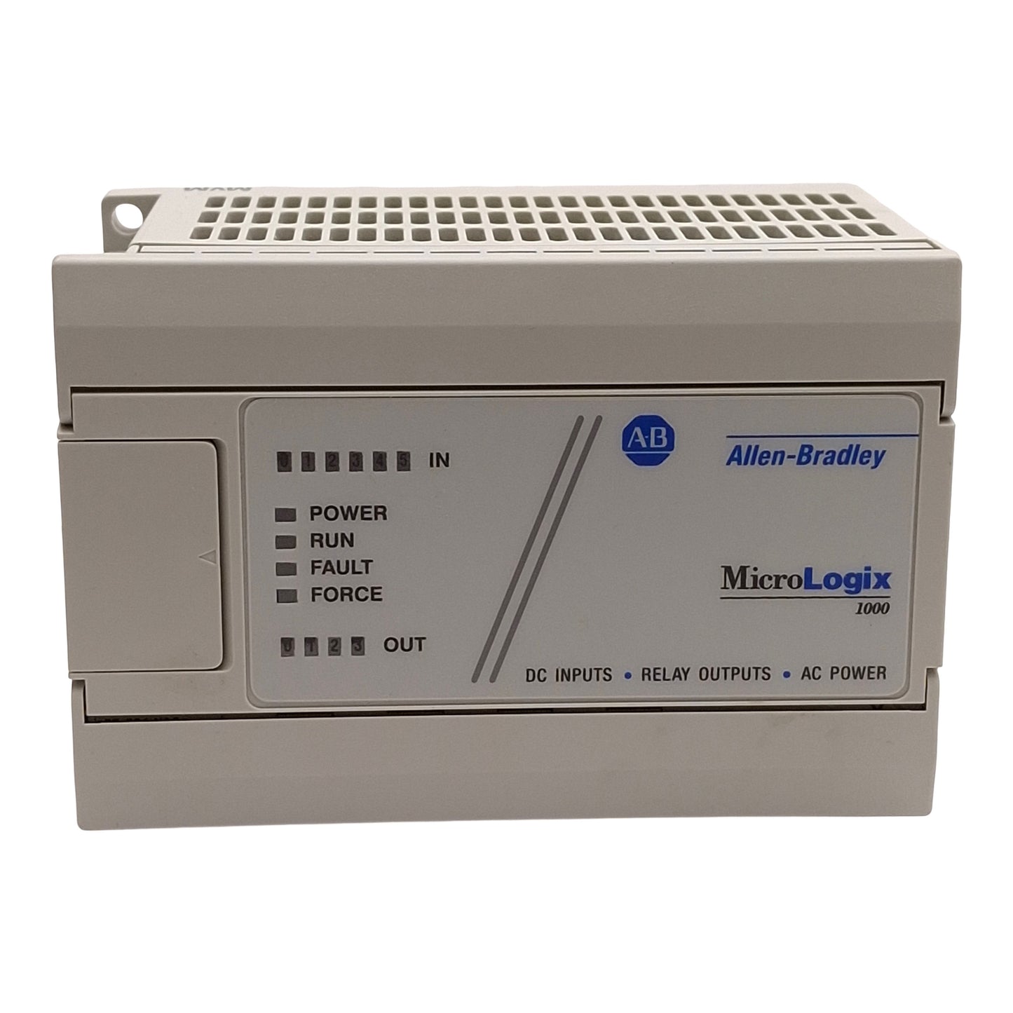 Used Allen Bradley 1761-L10BWA MicroLogix 1000 Controller, 6 DC Input, 4 Relay Output