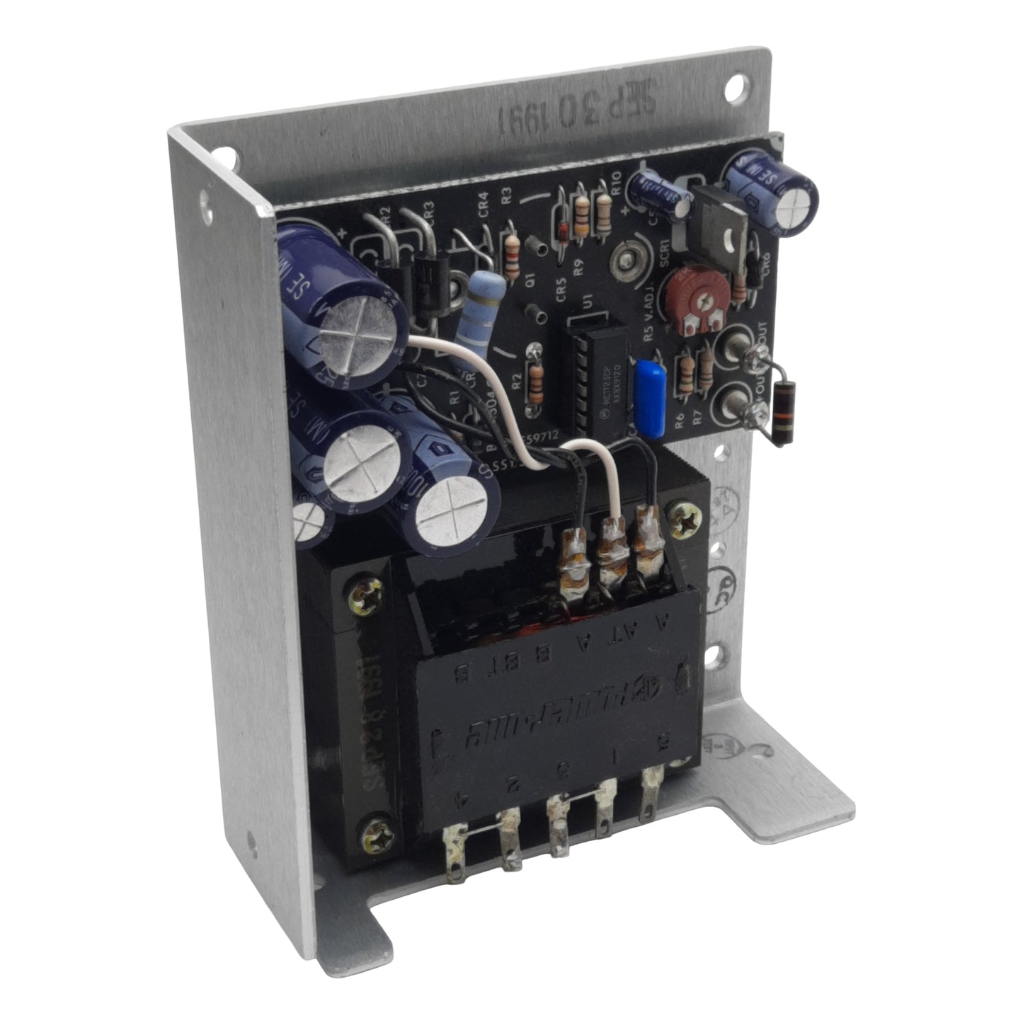 Used Power-One HA5-1.5/OVP-A Power Supply, 100/240VAC In, 1.5A 5VDC Out, Panel Mount