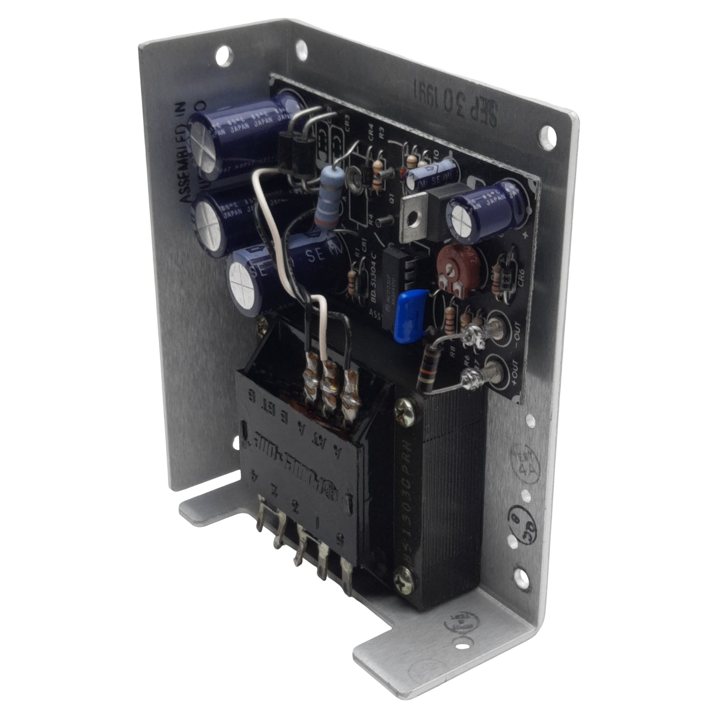 Used Power-One HA5-1.5/OVP-A Power Supply, 100/240VAC In, 1.5A 5VDC Out, Panel Mount
