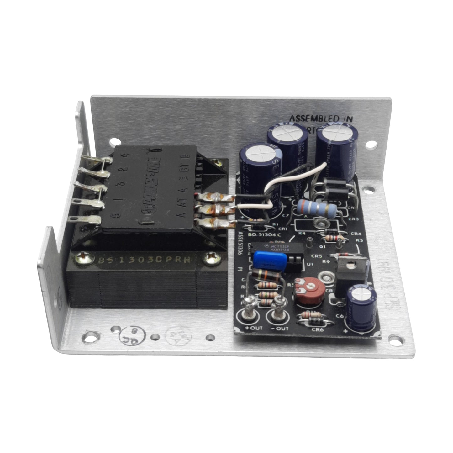 Used Power-One HA5-1.5/OVP-A Power Supply, 100/240VAC In, 1.5A 5VDC Out, Panel Mount