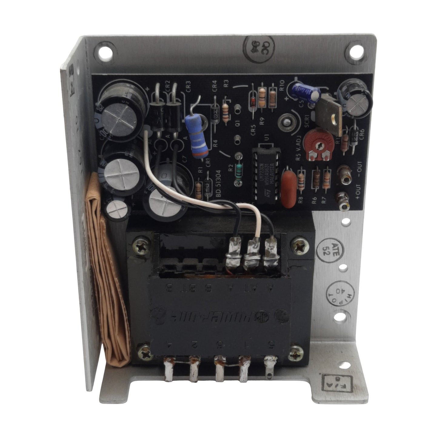 New – Open box Power-One HA5-1.5/OVP-A Power Supply, 100/240VAC In, 5VDC 1.5A Out, Panel Mount
