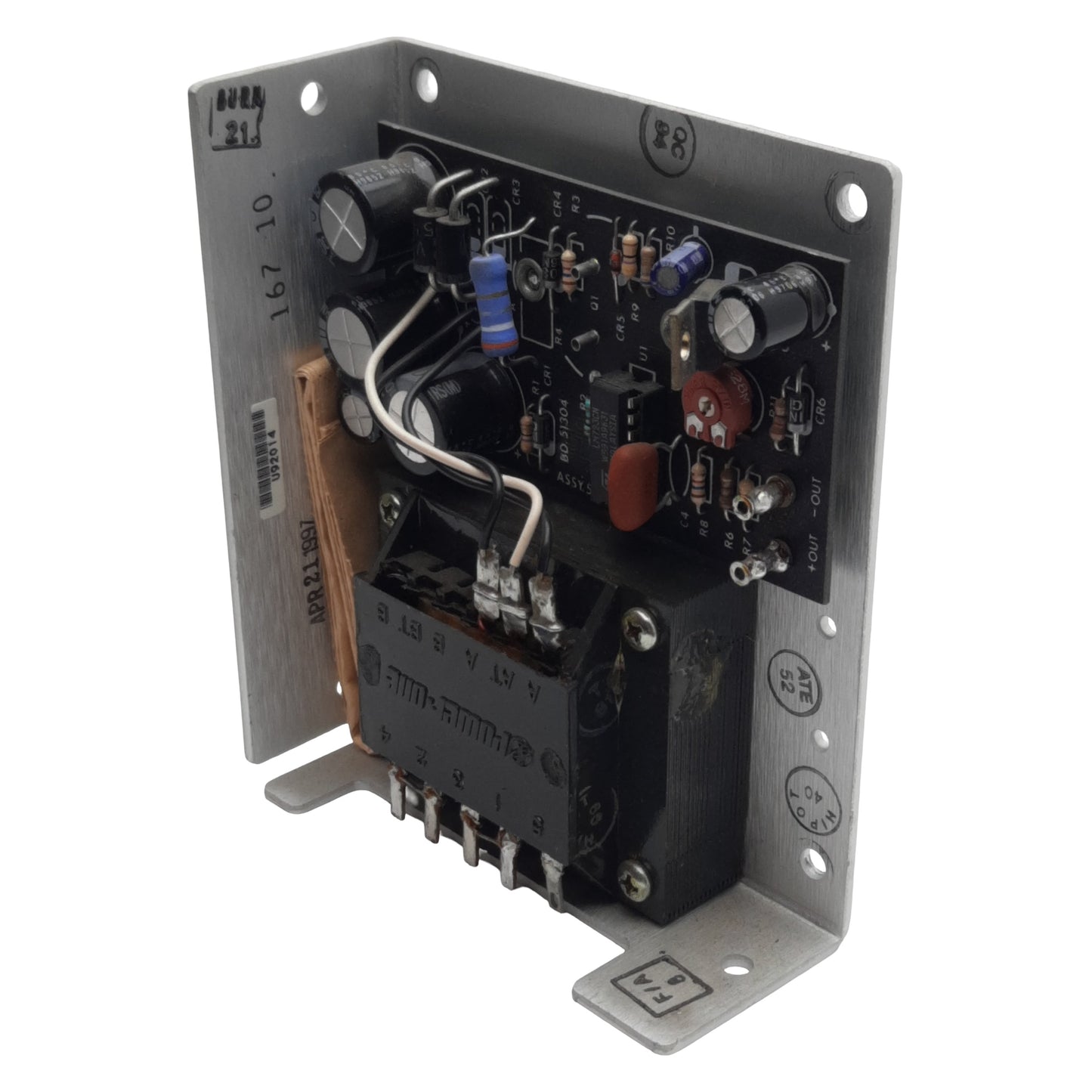 New – Open box Power-One HA5-1.5/OVP-A Power Supply, 100/240VAC In, 5VDC 1.5A Out, Panel Mount