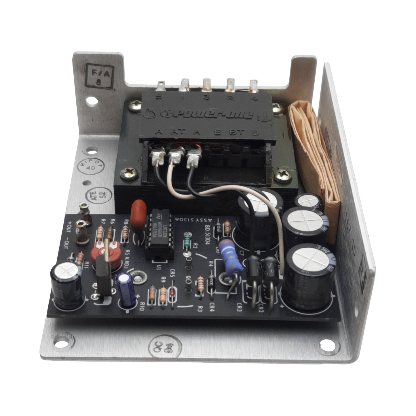 New – Open box Power-One HA5-1.5/OVP-A Power Supply, 100/240VAC In, 5VDC 1.5A Out, Panel Mount