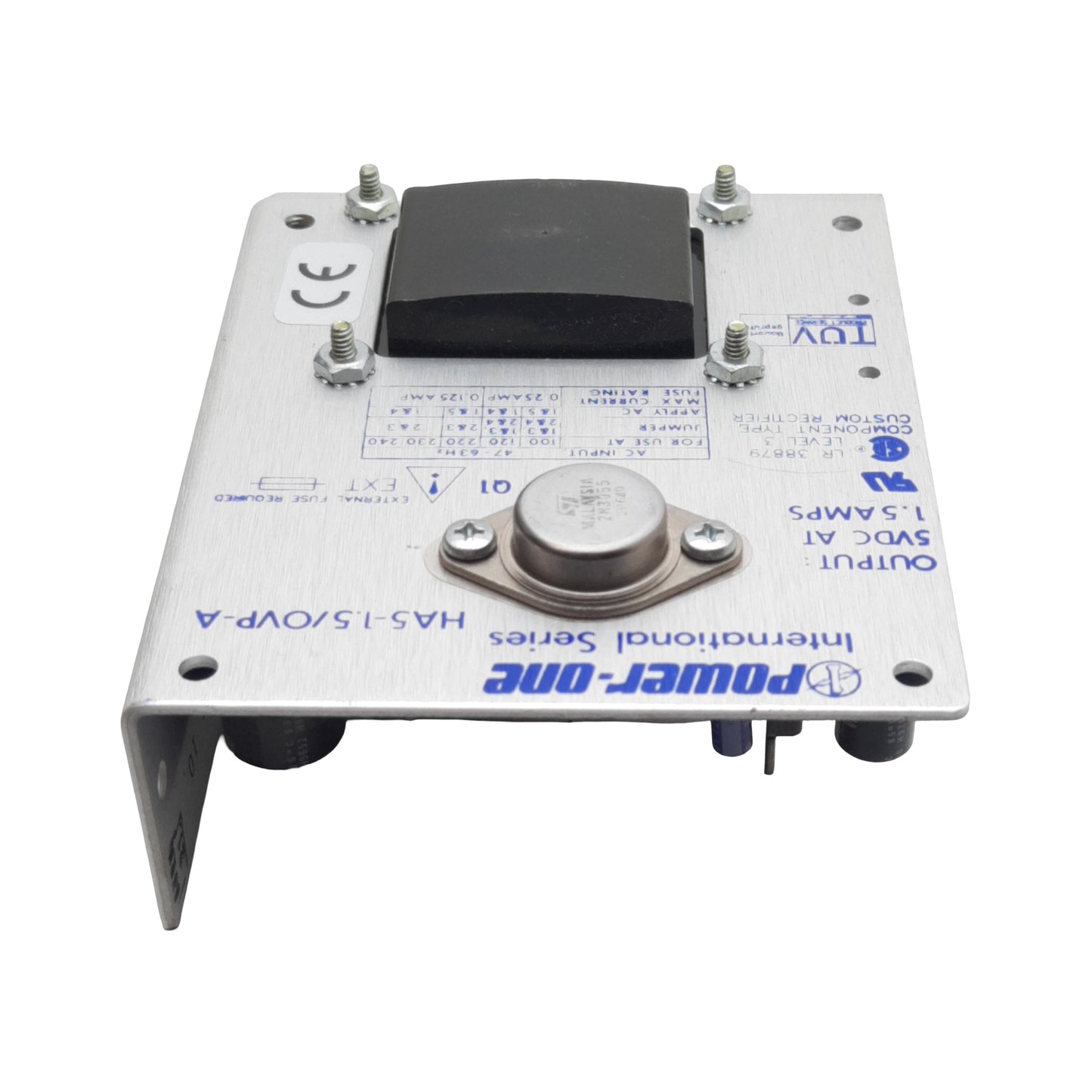 New – Open box Power-One HA5-1.5/OVP-A Power Supply, 100/240VAC In, 5VDC 1.5A Out, Panel Mount