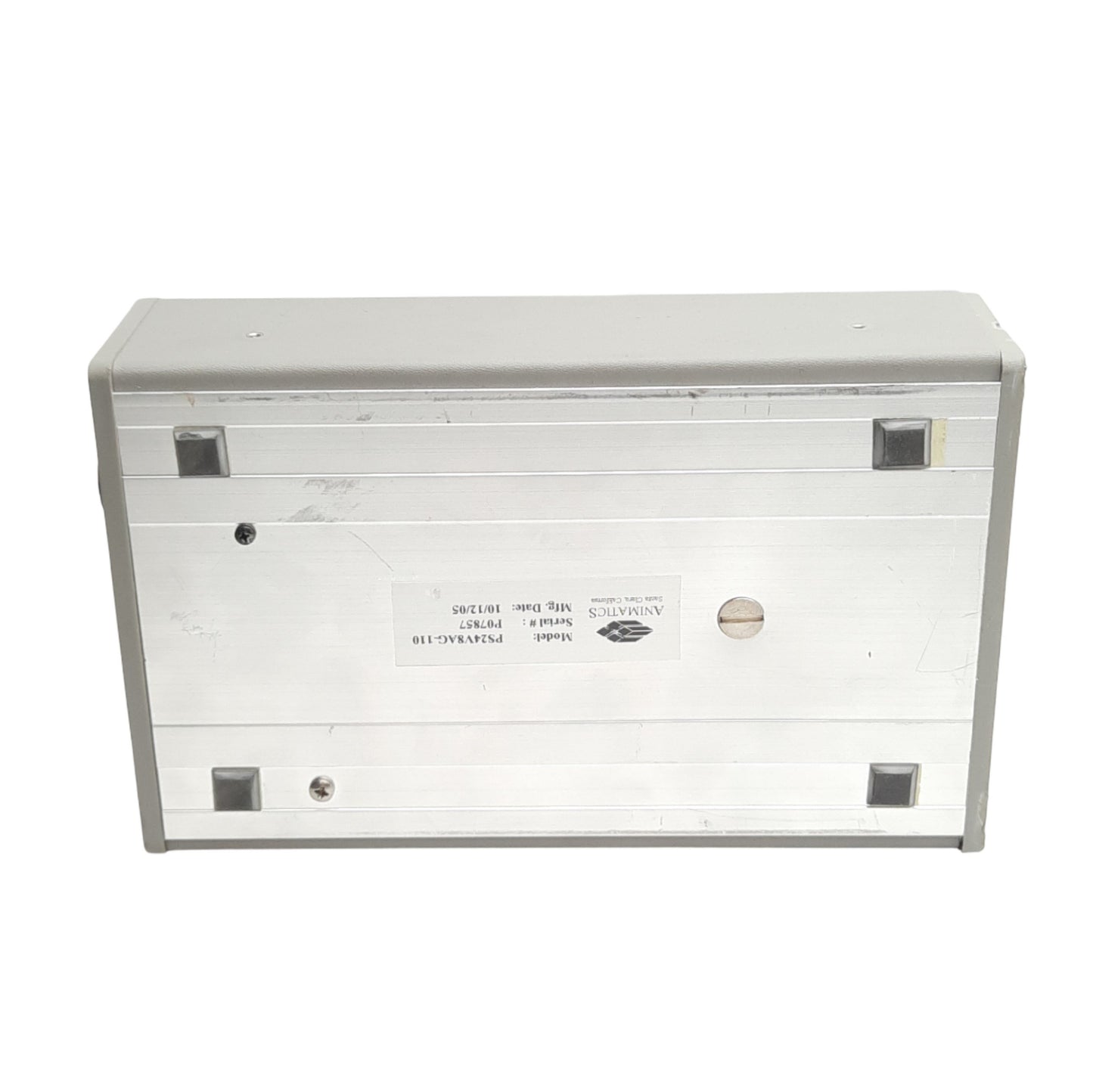 Used Animatics PS24V8AG-110 Closed Frame Power Supply For Servo Motors, 110VAC Input