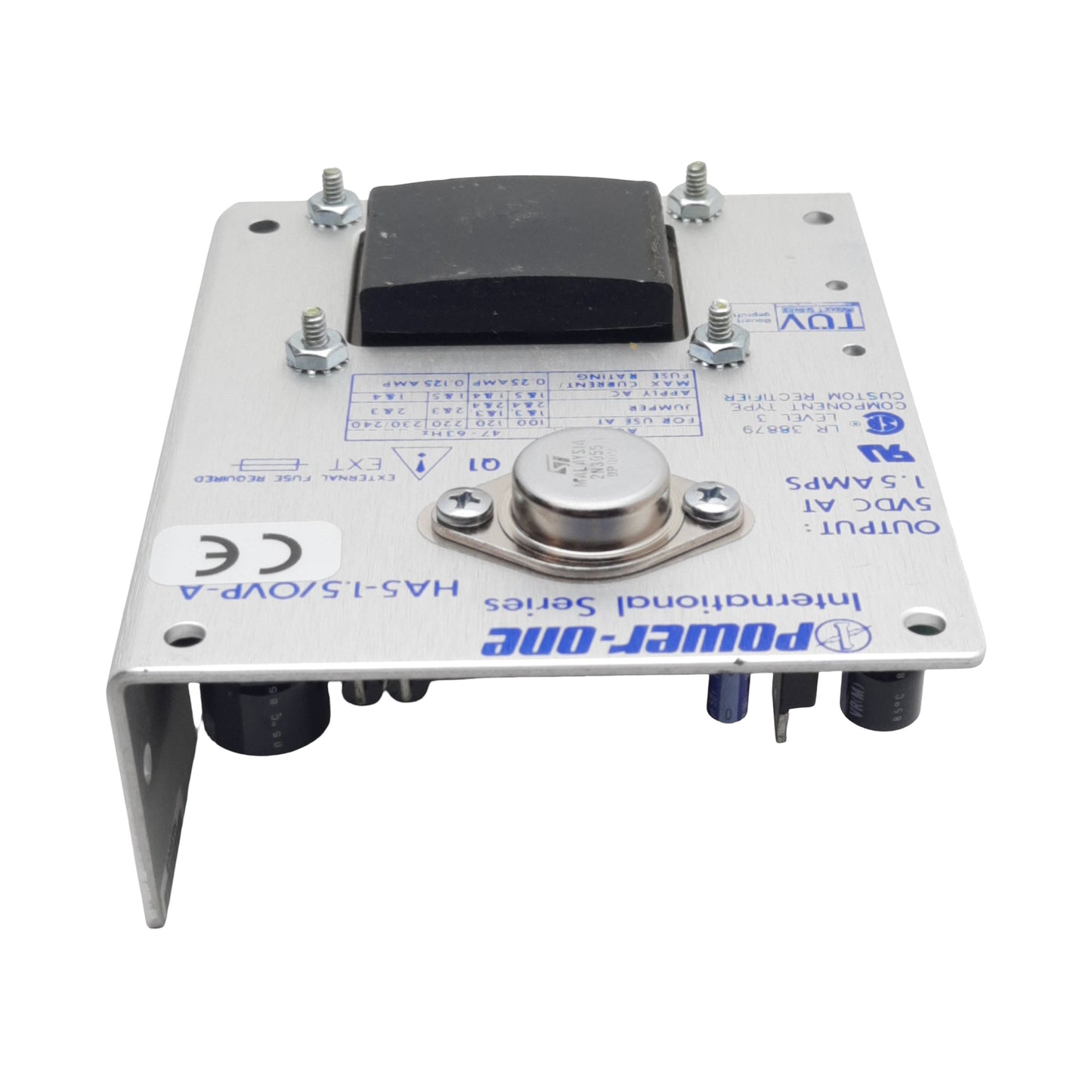 New Power-One HA5-1.5/OVP-A Power Supply, 100/240VAC In, 5VDC 1.5A Out Panel Mount