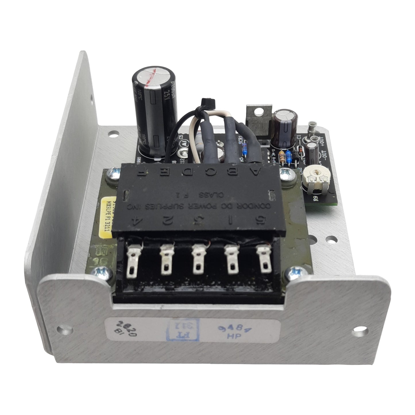 New Condor HA5-1.5/OVP-A+G Power Supply, 100/240VAC In, 1.5A 5VDC Out, Panel Mount