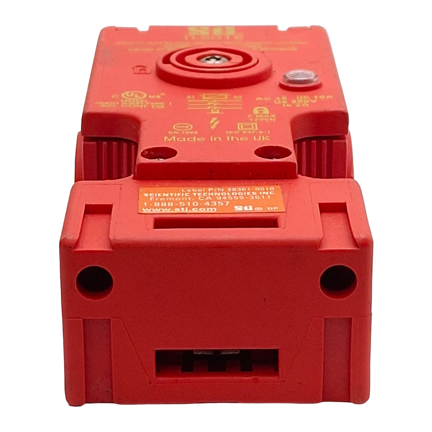 Used Omron STI 44530-0010 TL5012 Safety Interlock Switch, 2NC+1NO, 24VAC/DC *No Key*
