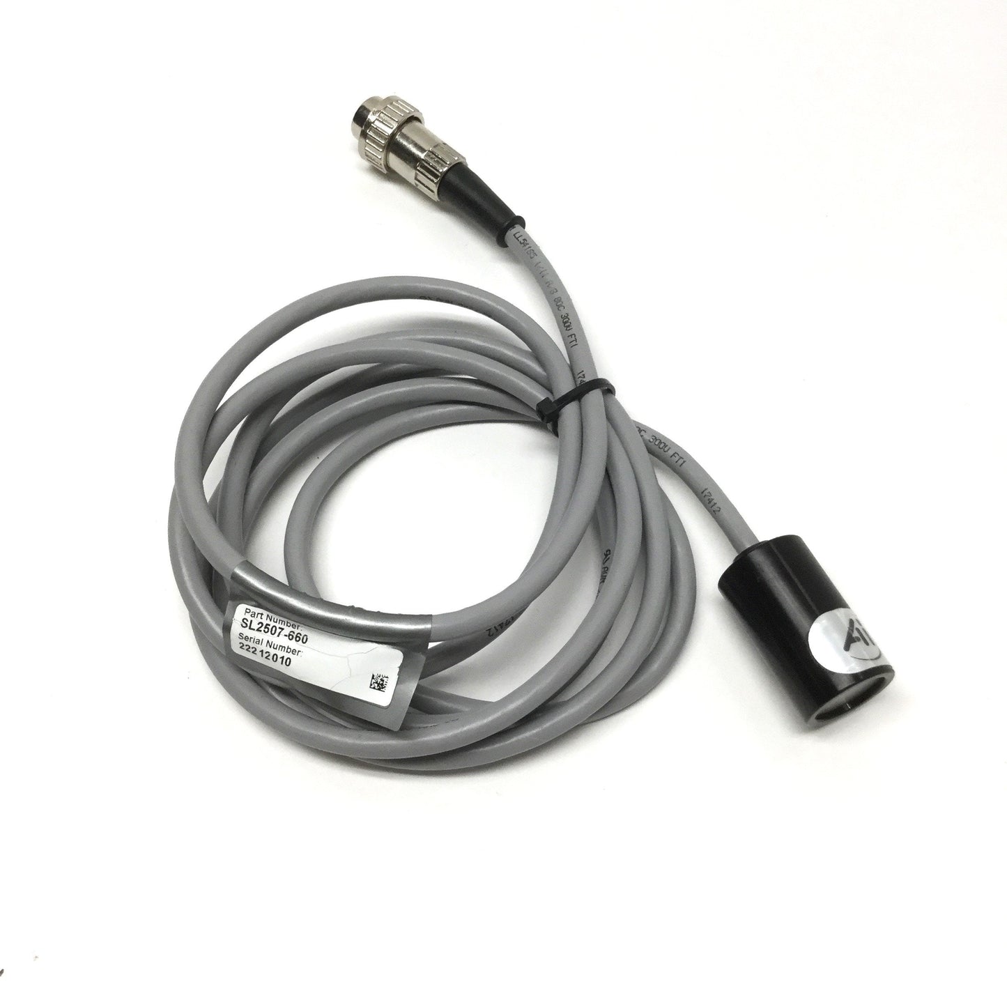 Used Advanced Illumination SL2507-660 Machine Vision LED Small Aimed Spot Light, Red