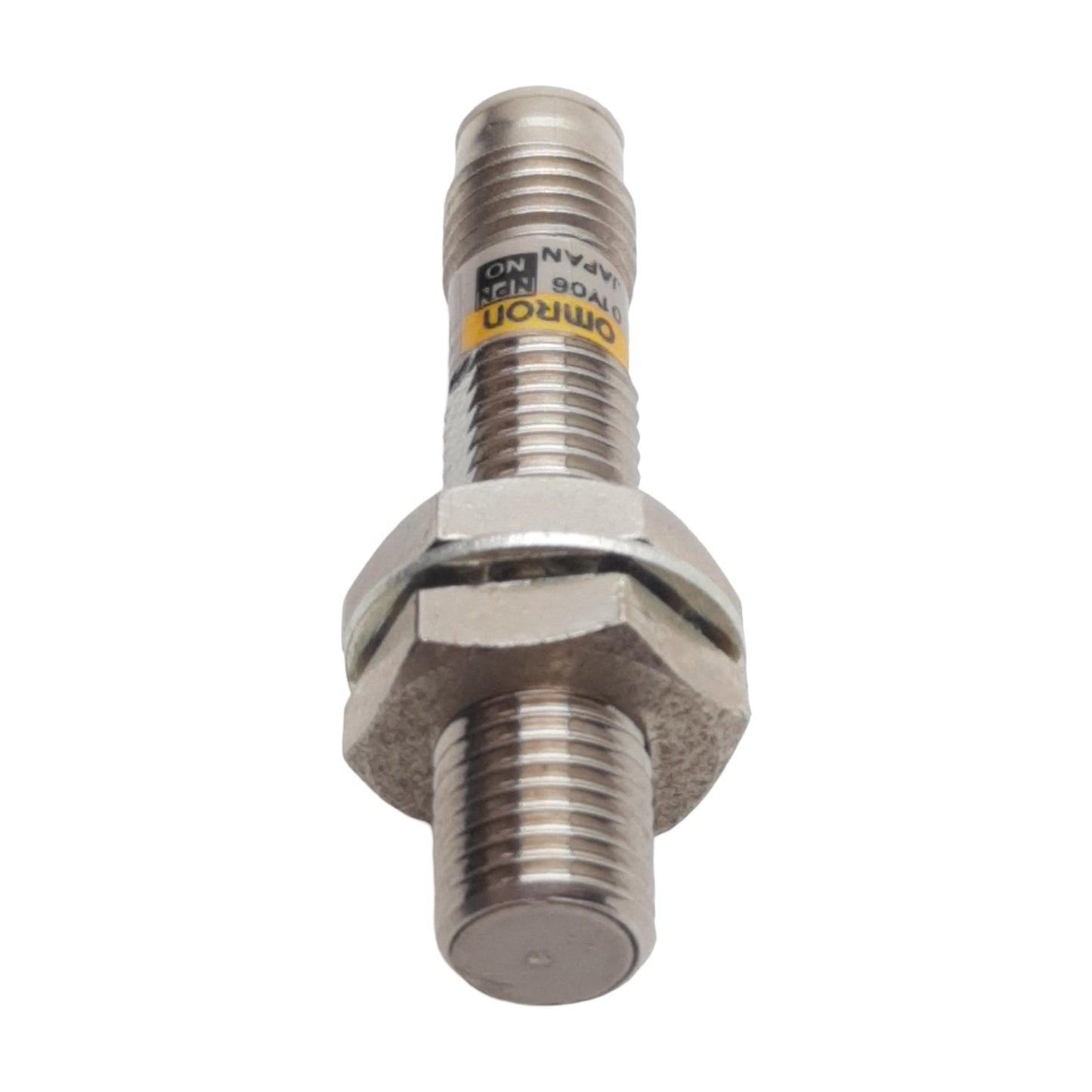 Used Omron E2E-X1R5E1-M3 Proximity Sensor, NPN N.O., 1.5mm Range, 12-24VDC, 4-Pin M8