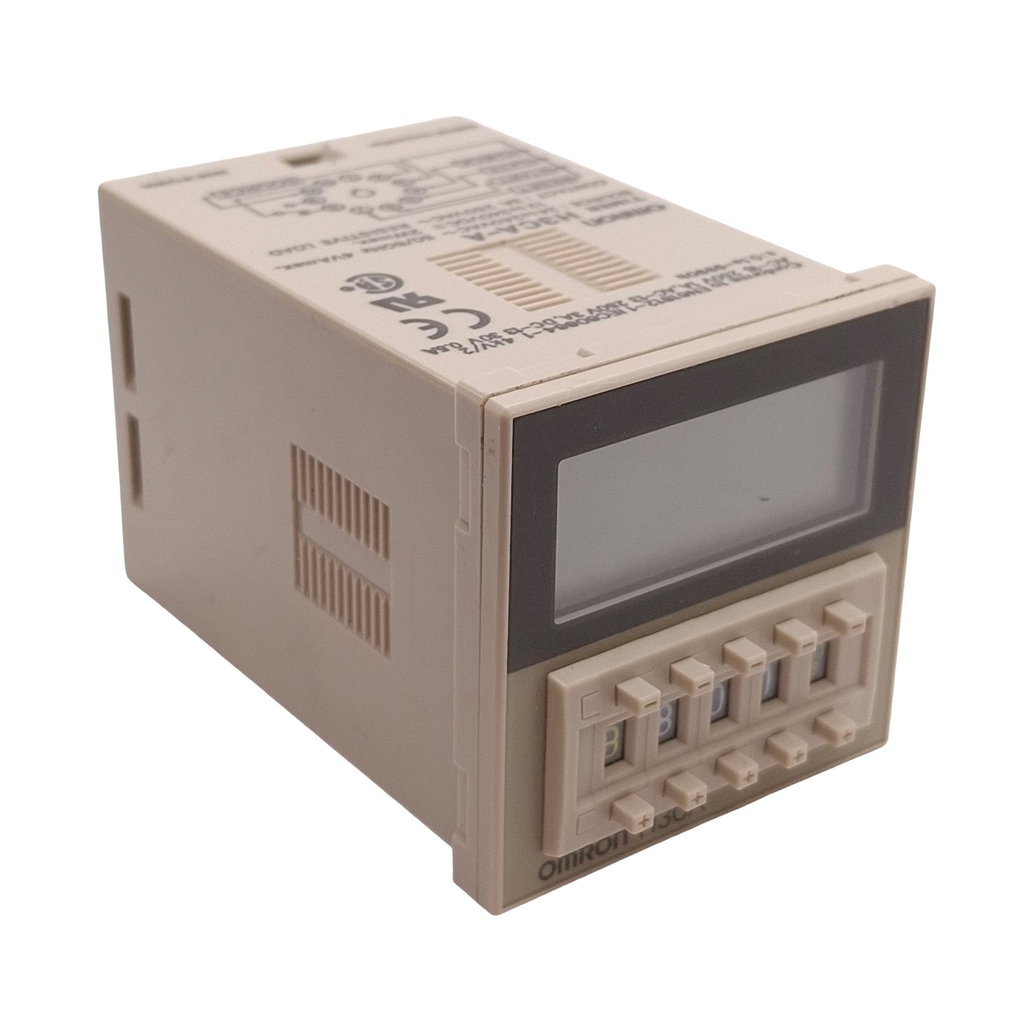 Used Lot of 3 Omron H3CA-A Solid-State Digital Timer 0.1s- 9990hr 240VAC/DC 1/16 DIN