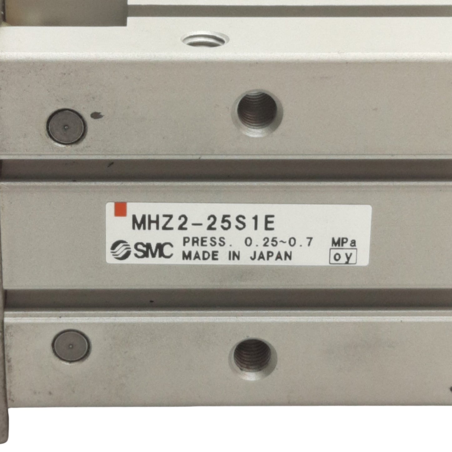 Used SMC MHZ2-25S1E Pneumatic Parallel Gripper, 25mm Bore, Single Acting, 2-Finger