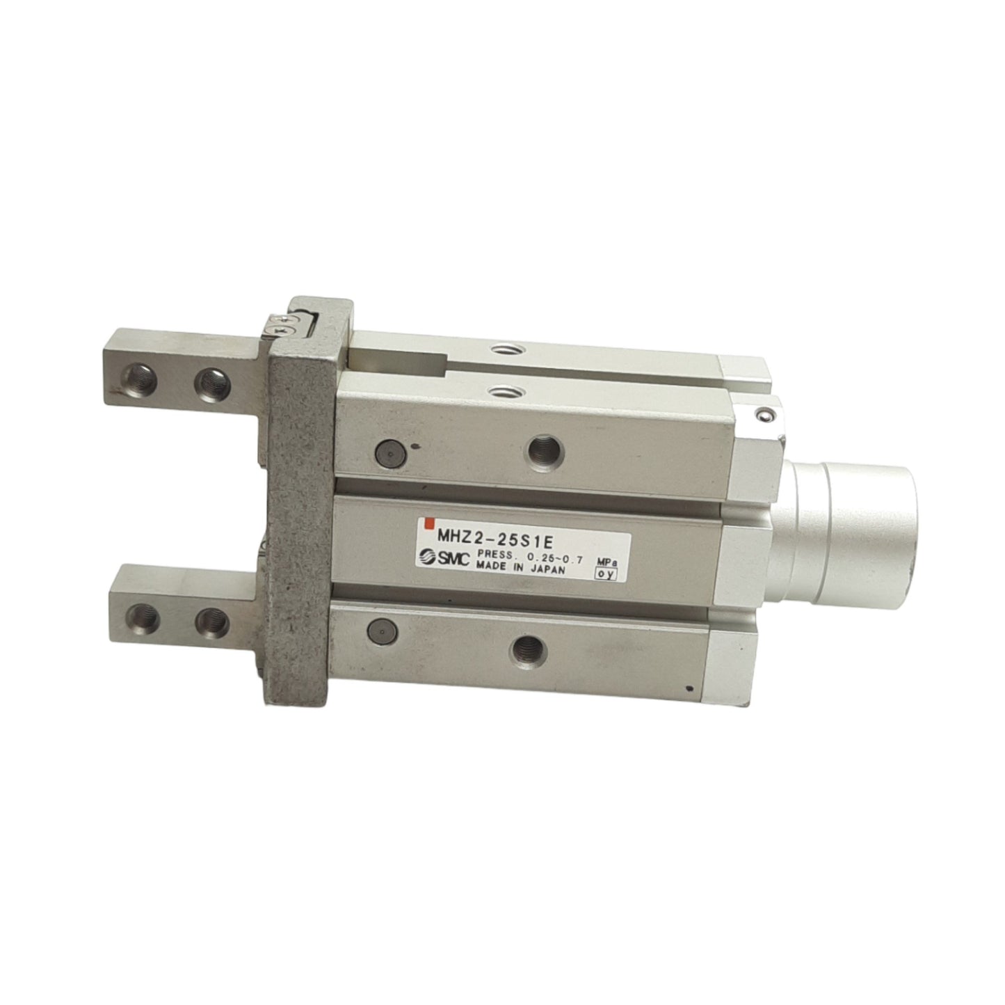 Used SMC MHZ2-25S1E Pneumatic Parallel Gripper, 25mm Bore, Single Acting, 2-Finger