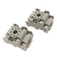 Used Lot of 2 IDEC SR2P-05 Relay Sockets, 8-Pin Octal, 300V 10A Max, DIN Rail Mount