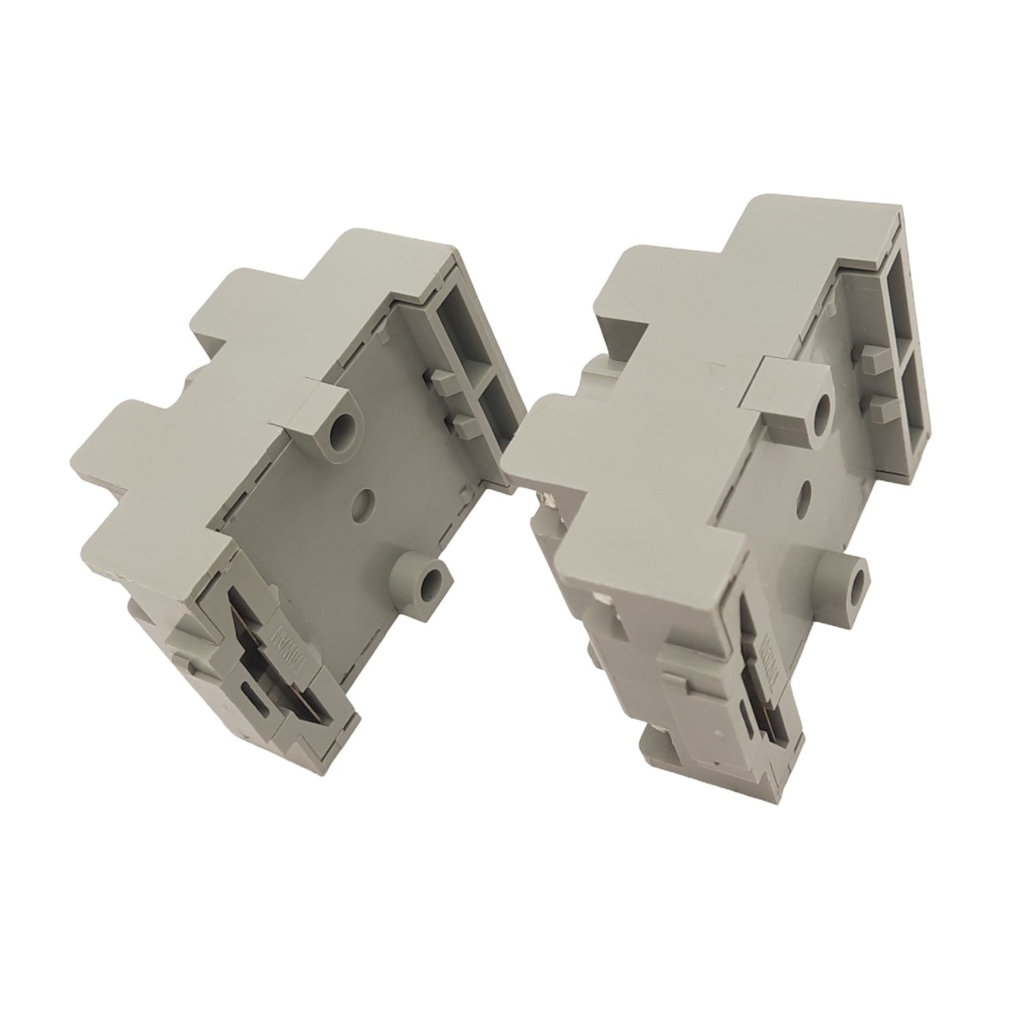 Used Lot of 2 IDEC SR2P-05 Relay Sockets, 8-Pin Octal, 300V 10A Max, DIN Rail Mount