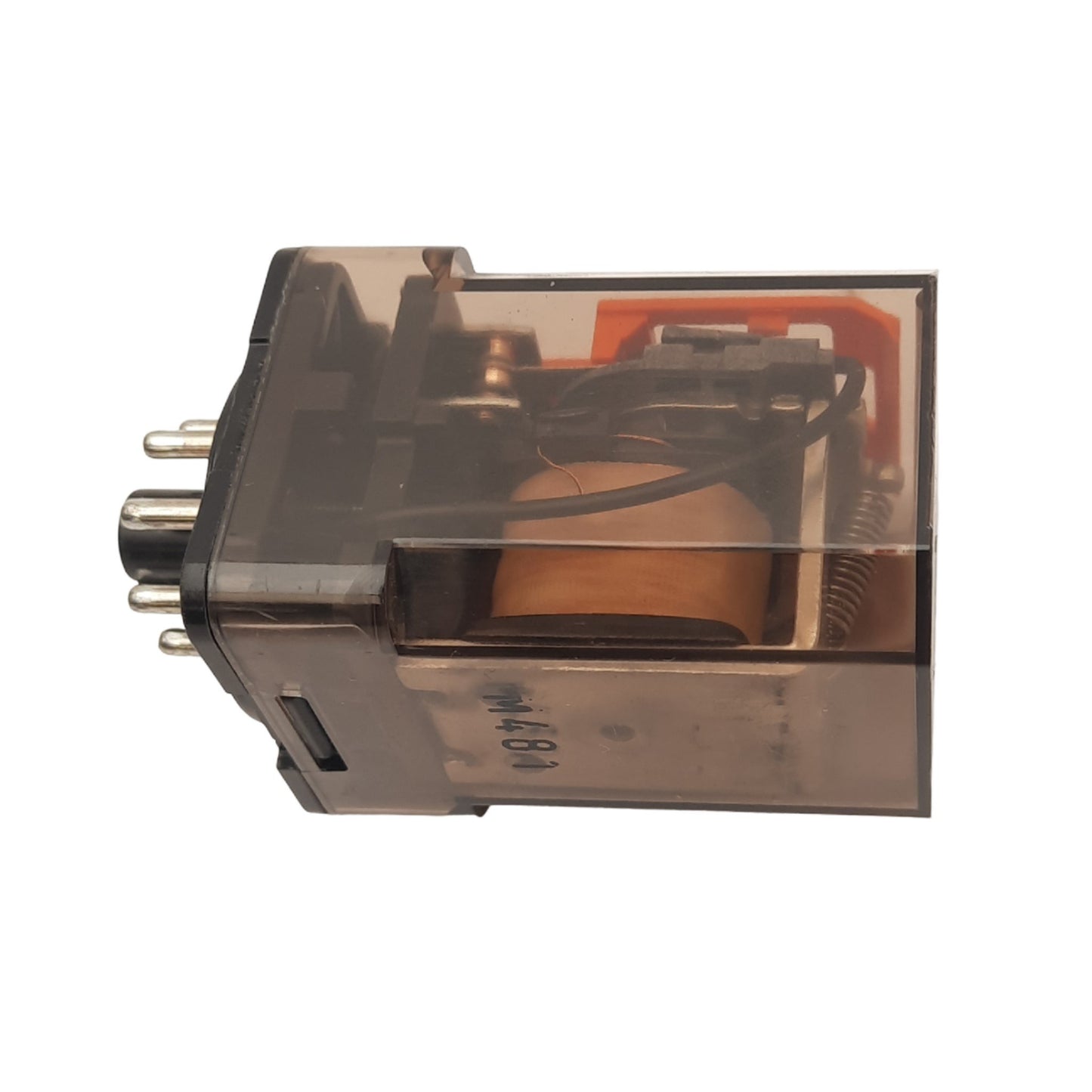 Used SCHRACK RL201024 Plug-In Relay, DPDT, 8-Pin, 250VAC 10A Max, 24VDC Coil