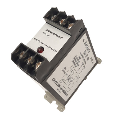 Used Cutler-Hammer D40AATI Power Relay, 3-Pole, 15A 120/240VAC Max, 24VDC Coil