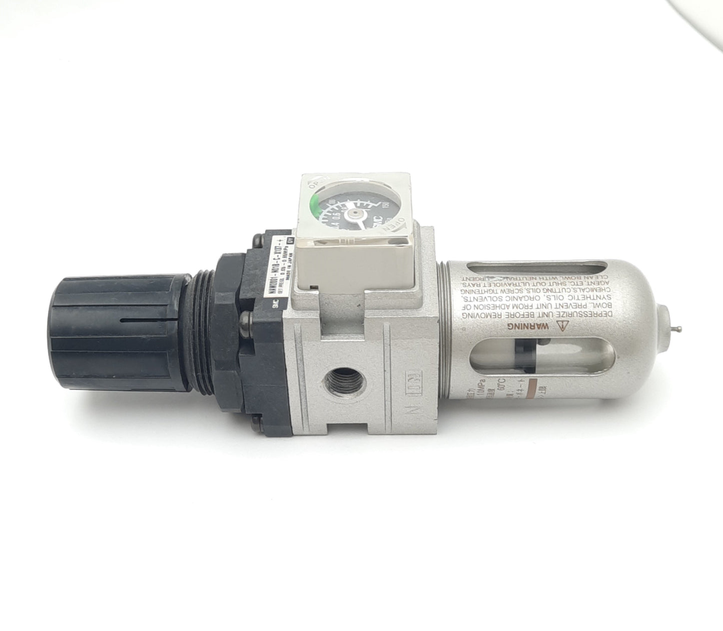 Used SMC NAW2001-N01B-C-X137 Pneumatic Filter/Regulator, 0.05-0.85MPa Set, 1.0MPa Max
