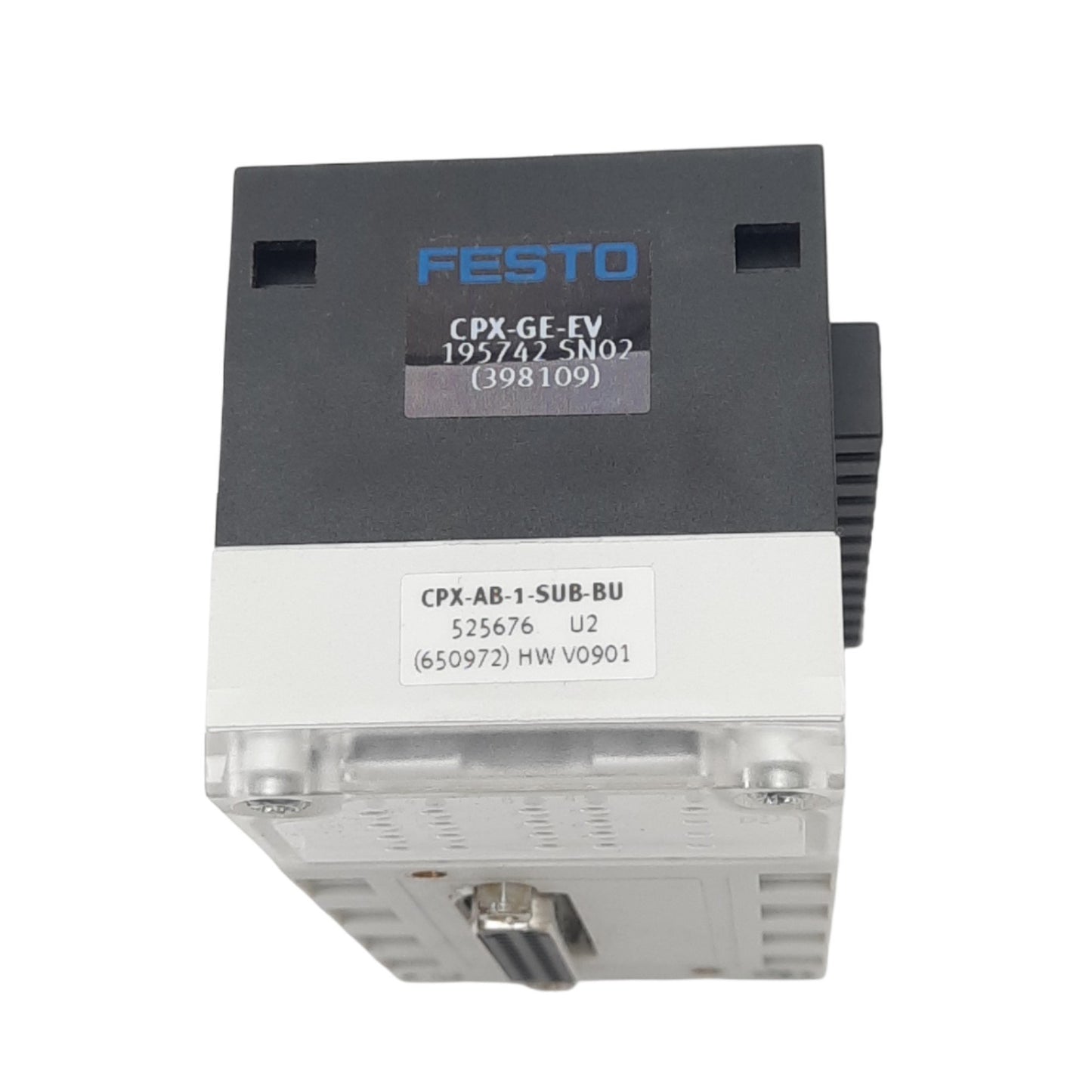 Used FESTO CPX-AB-1-SUB-BU Manifold Block Module for CPX PLC, 8DI 8DO, DB25F