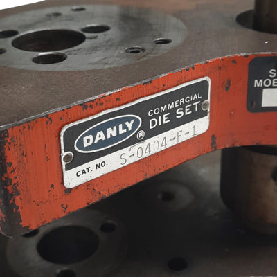 Used Anchor Danly S-0404-F-1 MCX-12000006-T1 Die Holder Set, ø2in Die OD, ø1in Posts