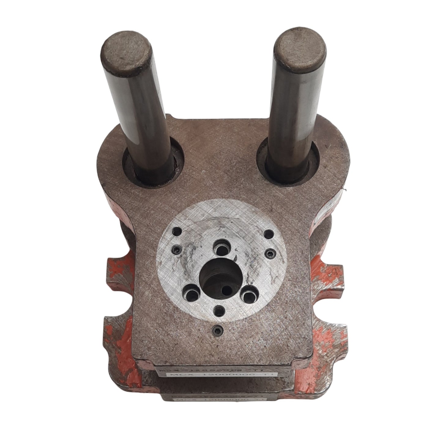 Used Anchor Danly S-0404-F-1 MCX-12000006-T1 Die Holder Set, ø2in Die OD, ø1in Posts