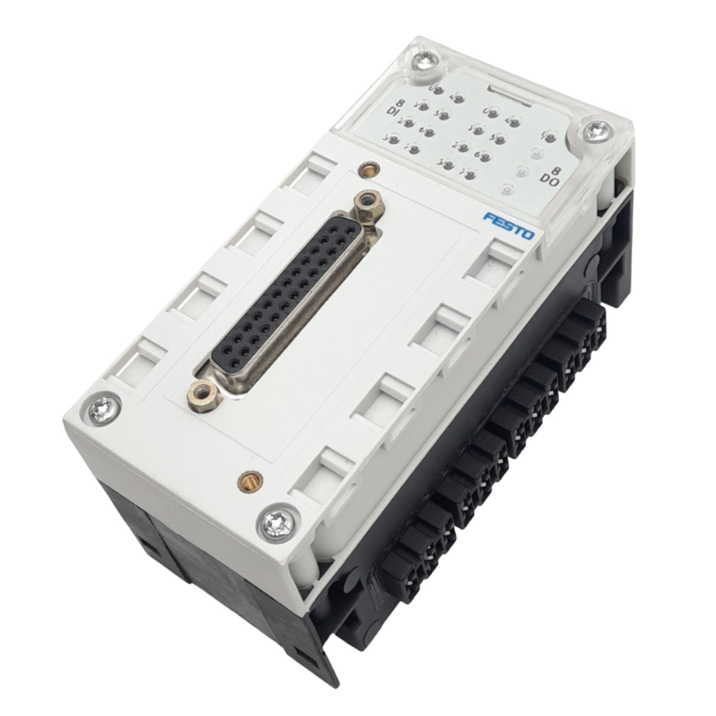 Used FESTO CPX-AB-1-SUB-BU-25POL Manifold Block Module for CPX Series, 8DI 8DO, DB25F