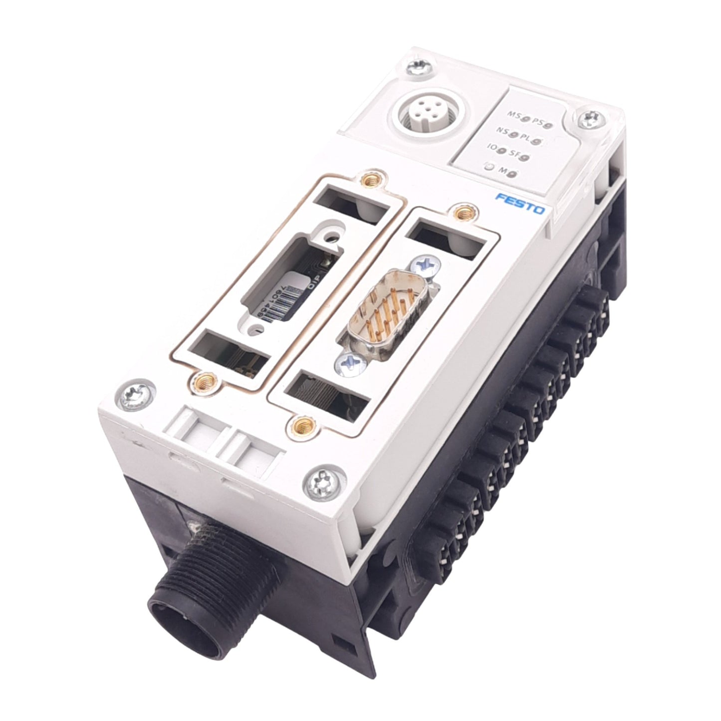 Used Festo CPX-FB11 DeviceNet Bus Node for CPX Series, 24VDC, M12 5-Pin, DB9M
