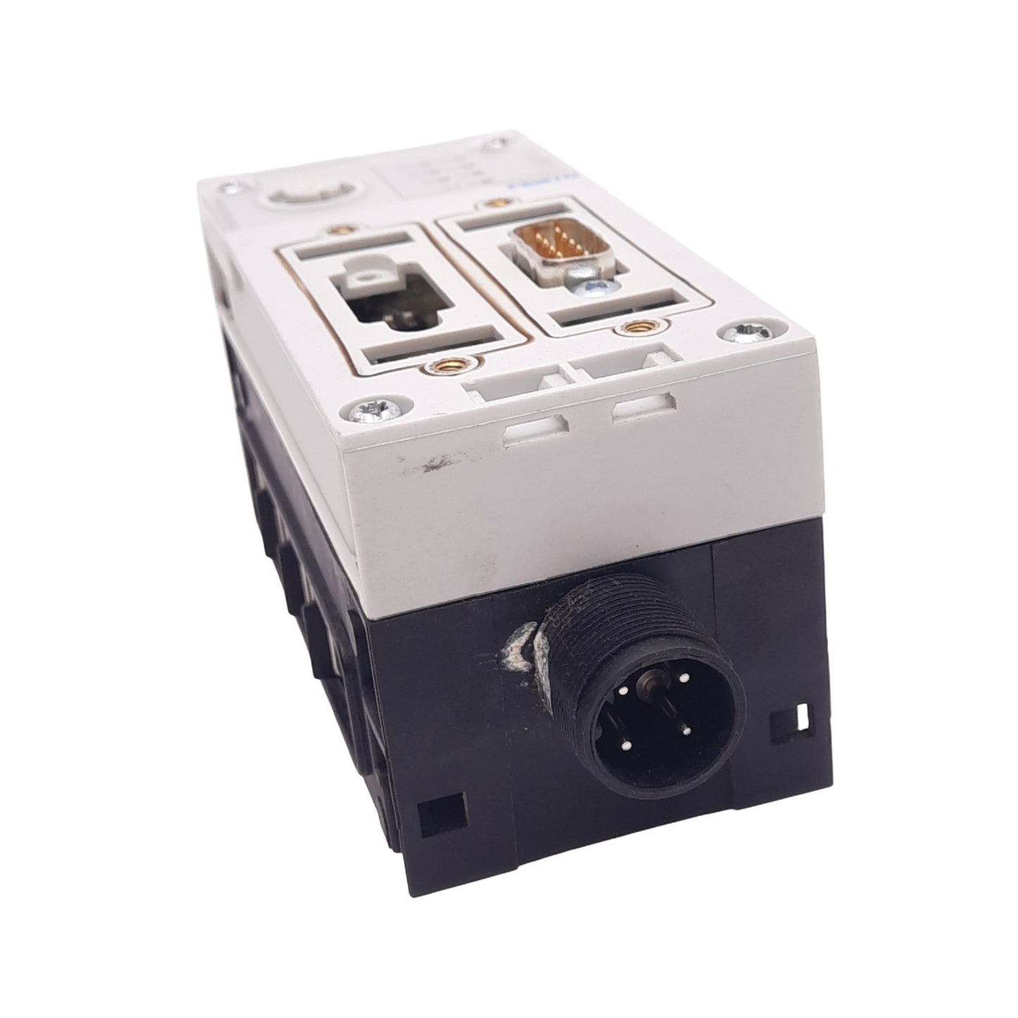 Used Festo CPX-FB11 DeviceNet Bus Node for CPX Series, 24VDC, M12 5-Pin, DB9M