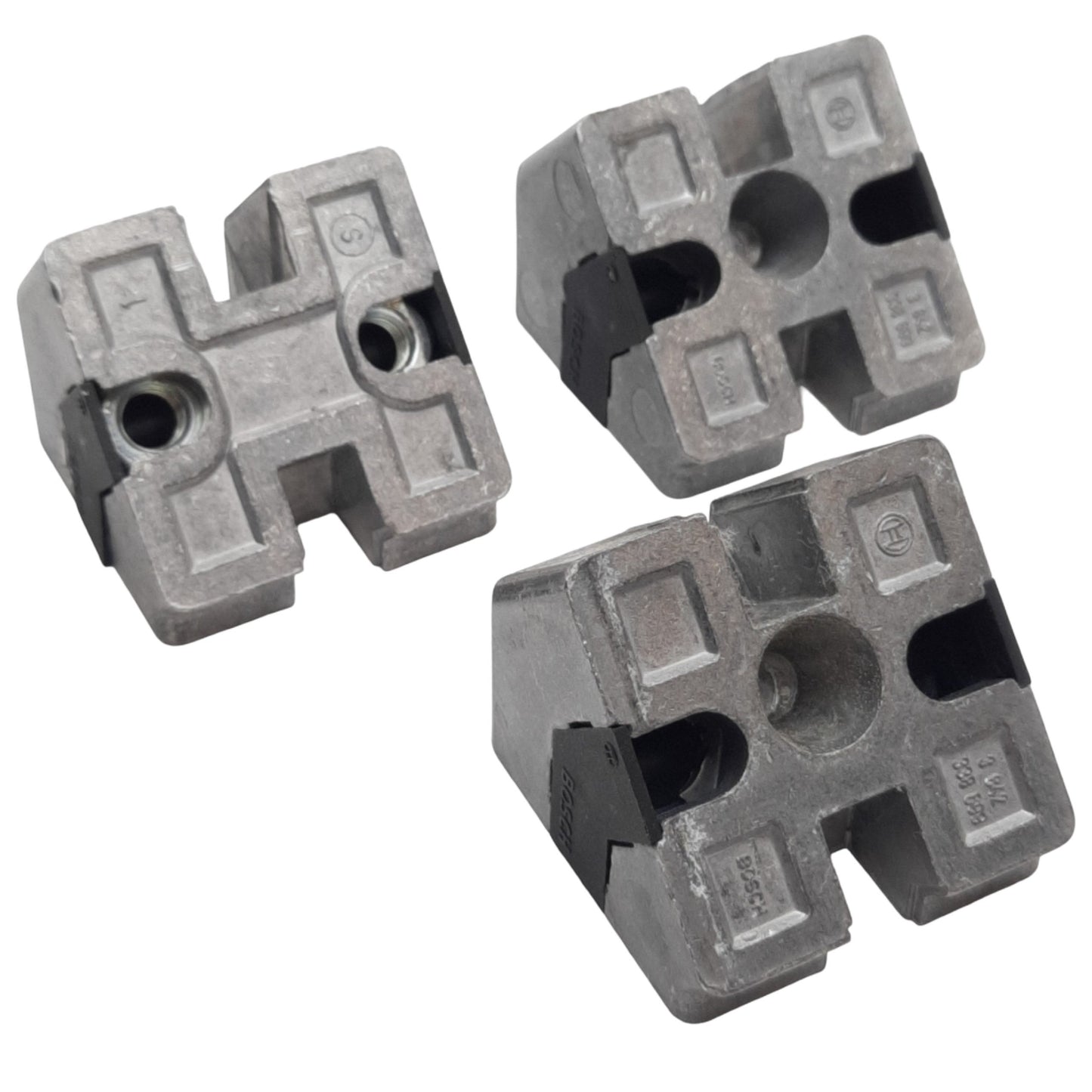 Used Lot of 3 Bosch Rexroth 3 842 338 699 45°-Angle Connector 45mm x 45mm