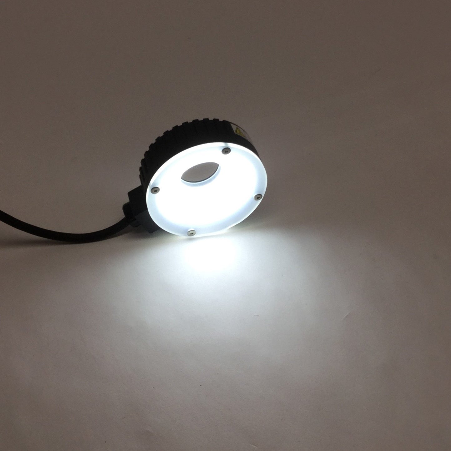 Used CCS HPR2-50SW Machine Vision Ring Light, White LED, 18mm ID, 50mm OD, 24VDC