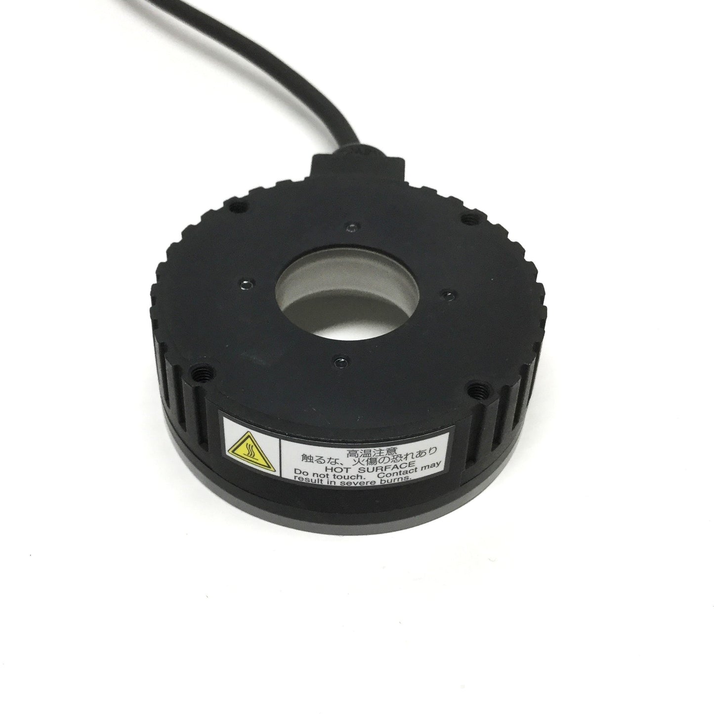 Used CCS HPR2-50SW Machine Vision Ring Light, White LED, 18mm ID, 50mm OD, 24VDC