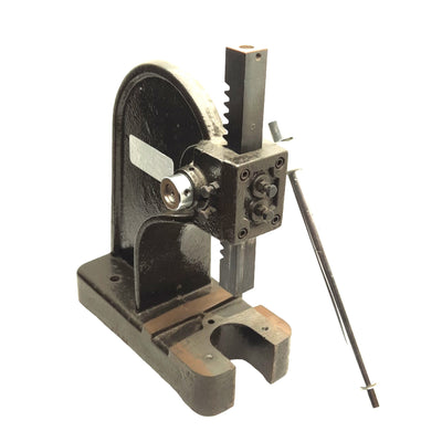 Used Dayton 4Z328D Toothed Pinion Arbor Press, 8in Swing, 1 Ton Capacity, *No Anvil*
