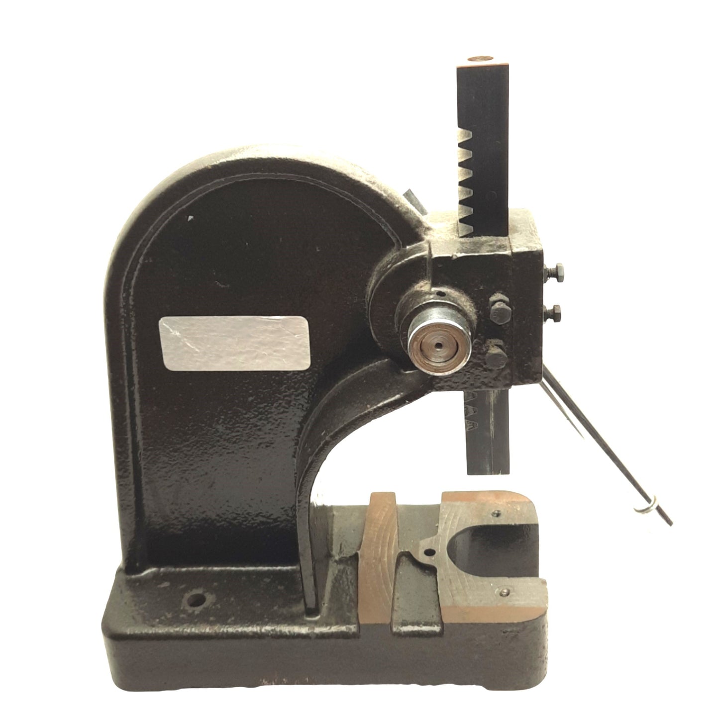 Used Dayton 4Z328D Toothed Pinion Arbor Press, 8in Swing, 1 Ton Capacity, *No Anvil*